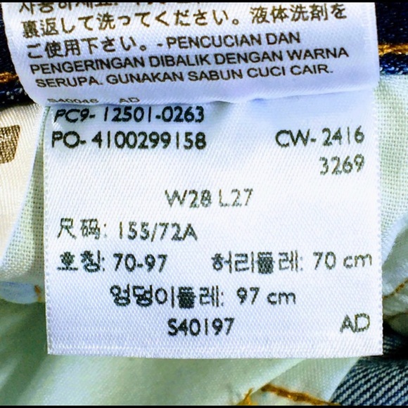 levi’s patchwork jeans - Picture 8 of 8